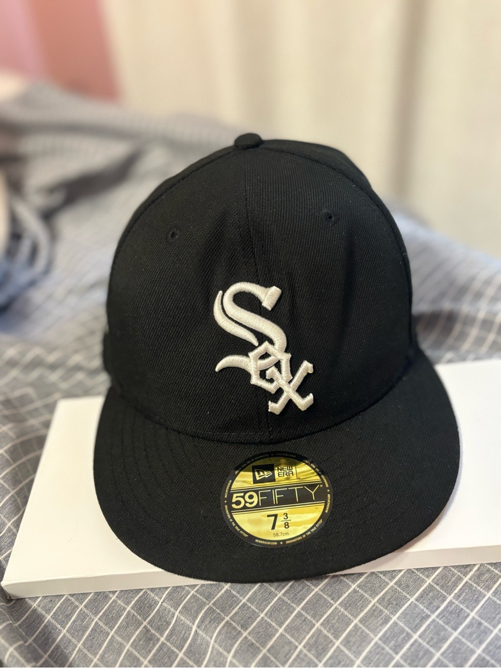 New Era Black 59FIFTY Fitted Cap Interior Branding